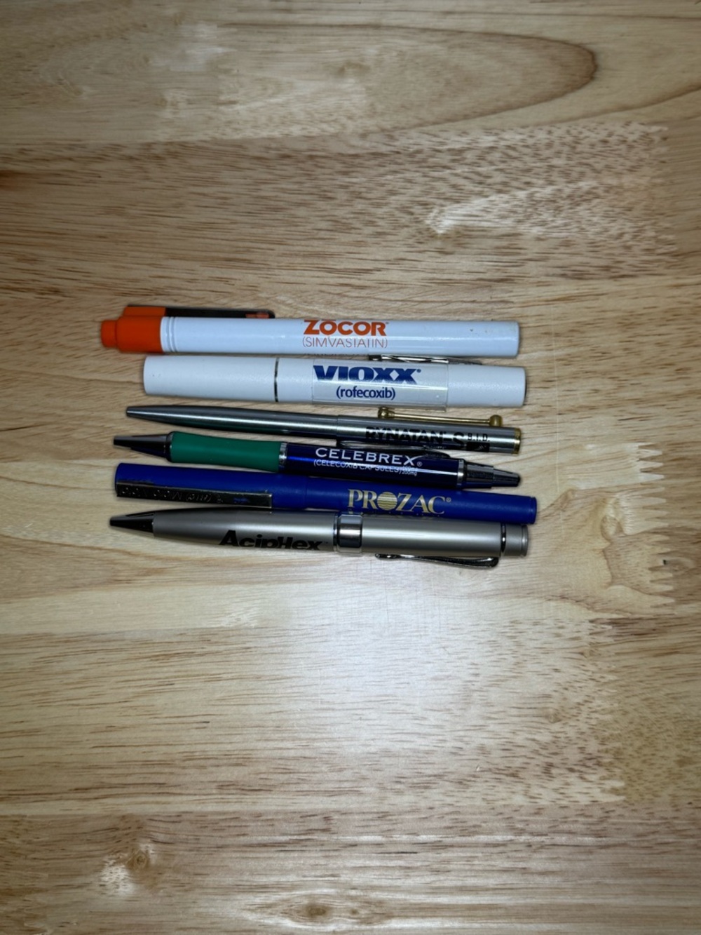 VTG Pharma Rep Collectible Pen Light Lot Vioxx Prozac Zocor Celebrex Promo